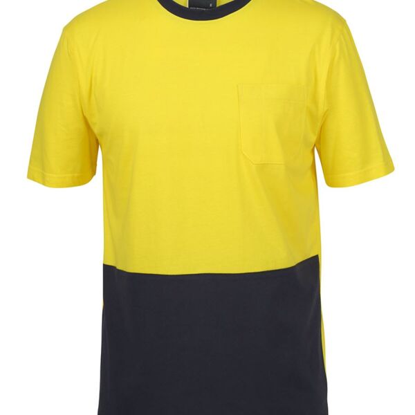 Hi Vis Crew Neck Cotton T-Shirt Thumbnail