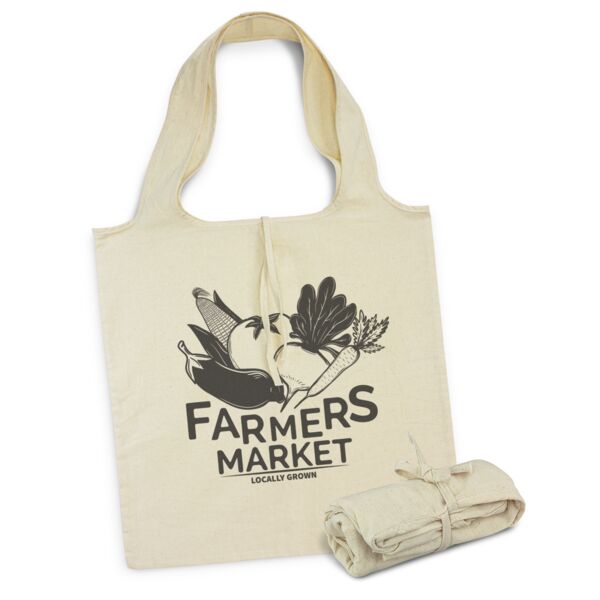 Farmers Market Cotton Tote Bag - H 420mm x W 400mm  Thumbnail
